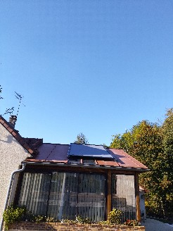 Pose de store de véranda en aluminium